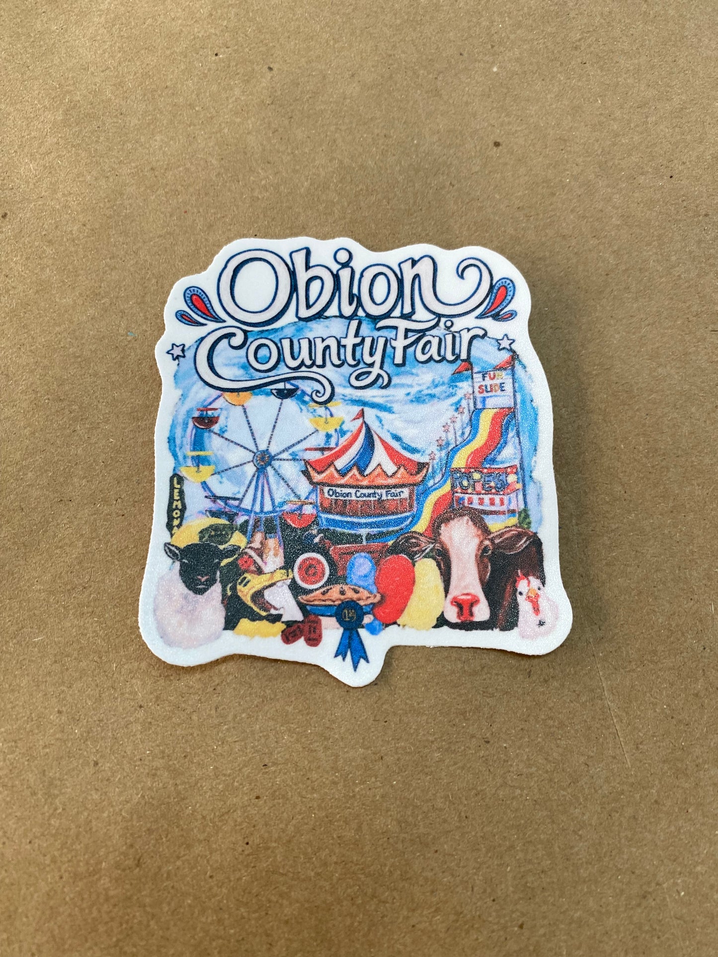 Obion County Fair Vinyl Sticker