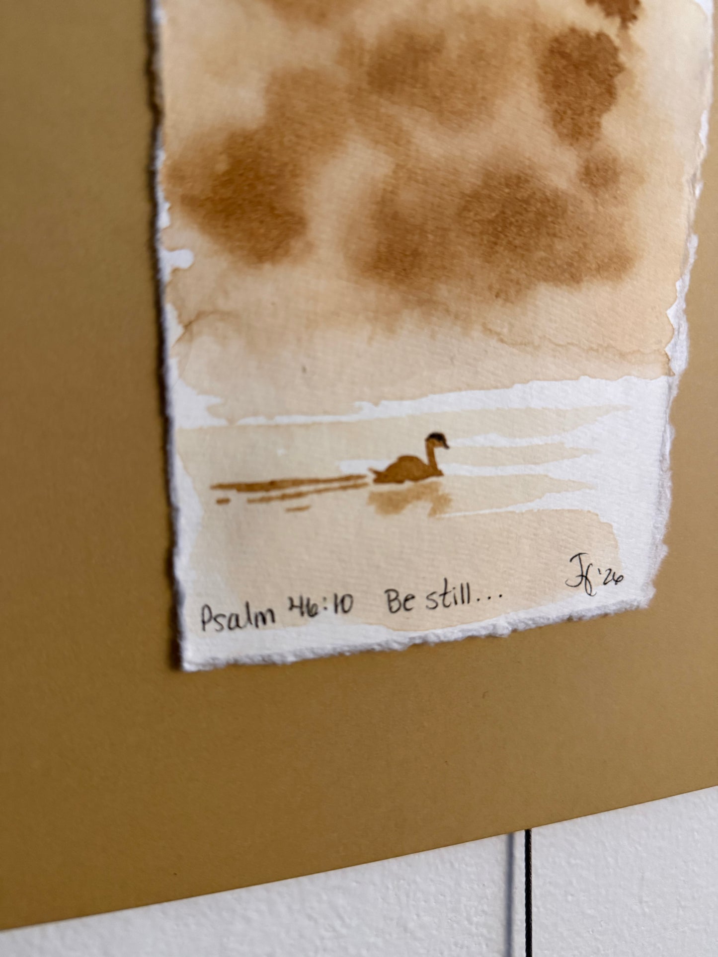 Be Still | Psalm 46:10 | Julie Huggins