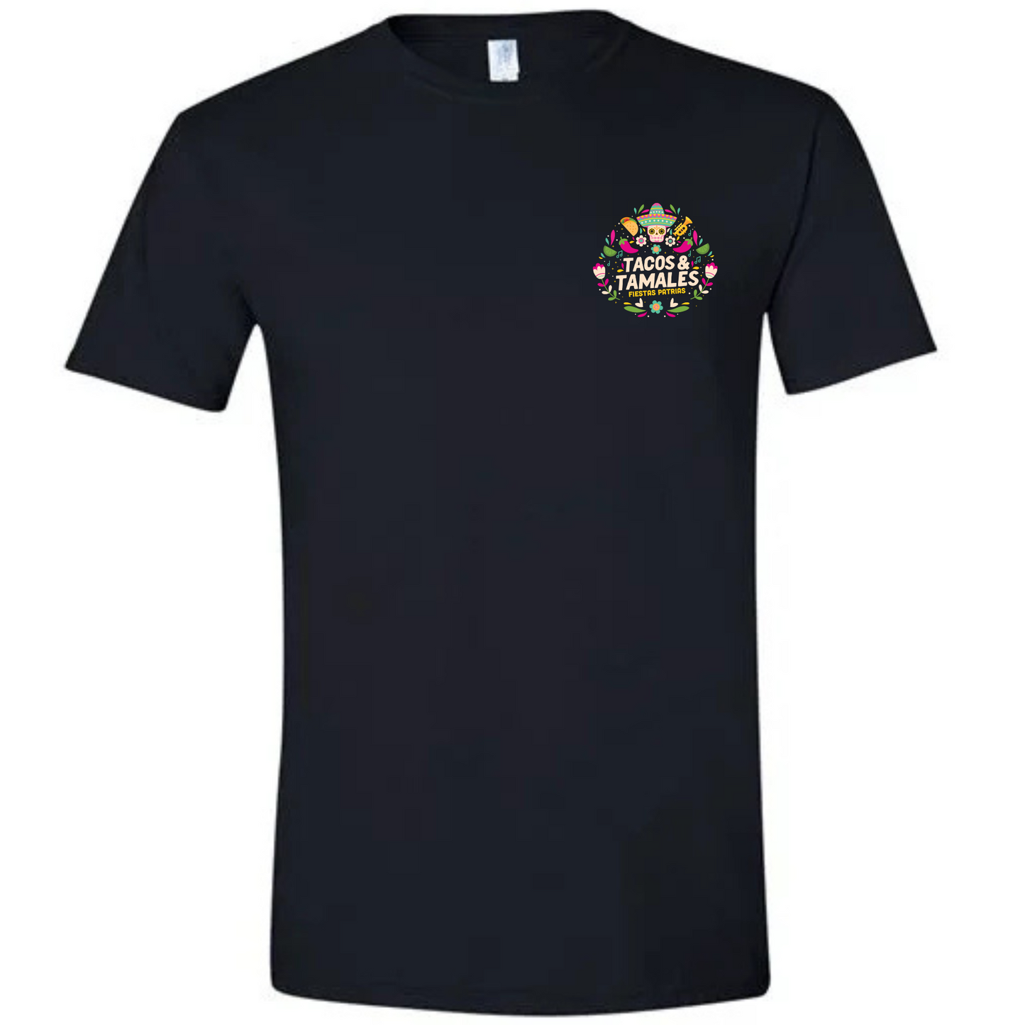 Tacos & Tamales Festive Tee – Preorder Now! 🎉