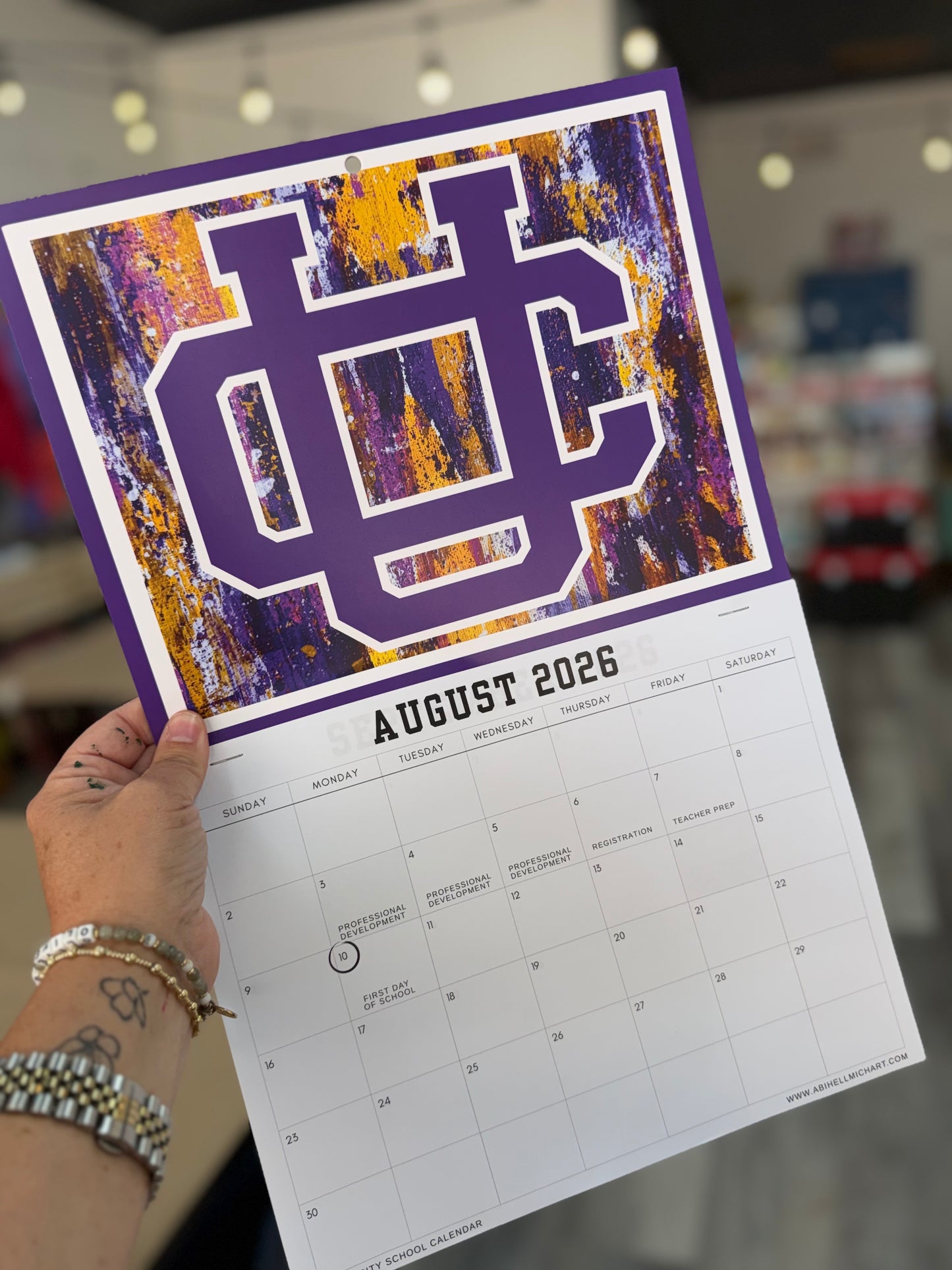 2026-27 School Spirit Calendar