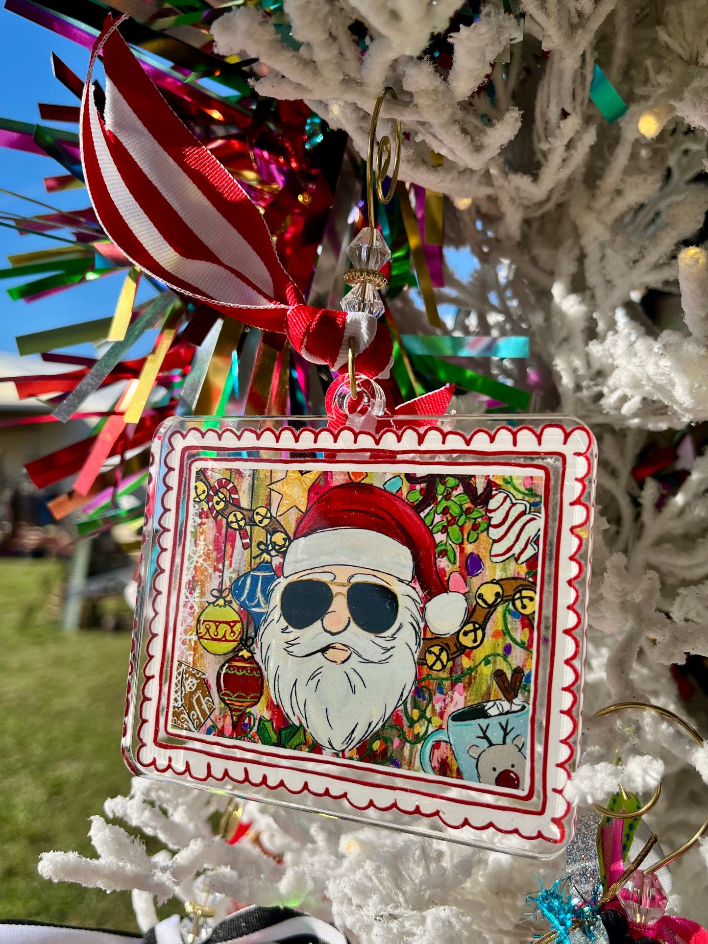 It’s Giving. Santa Acrylic Ornament