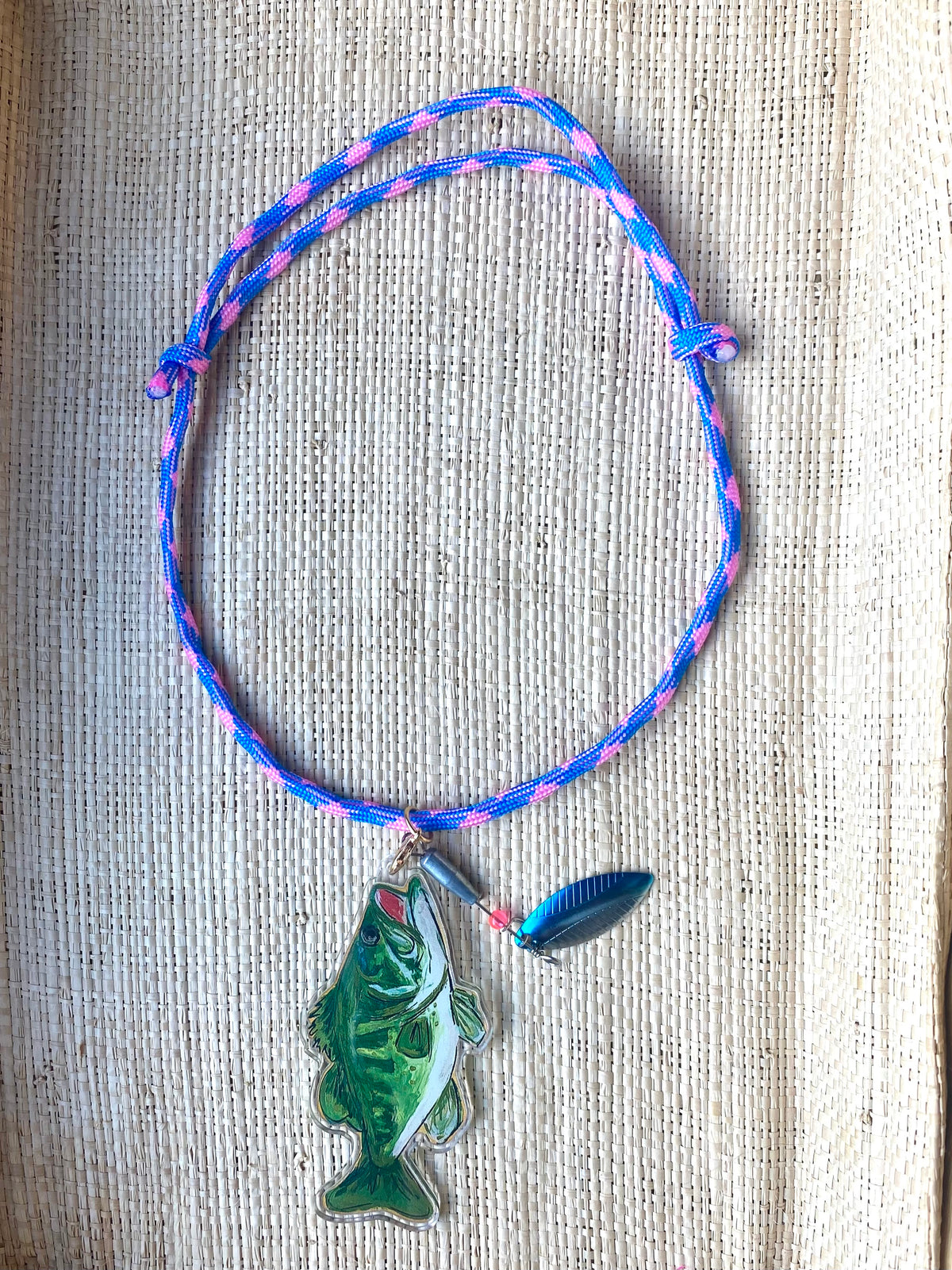 Largemouth Bass Acrylic Necklace