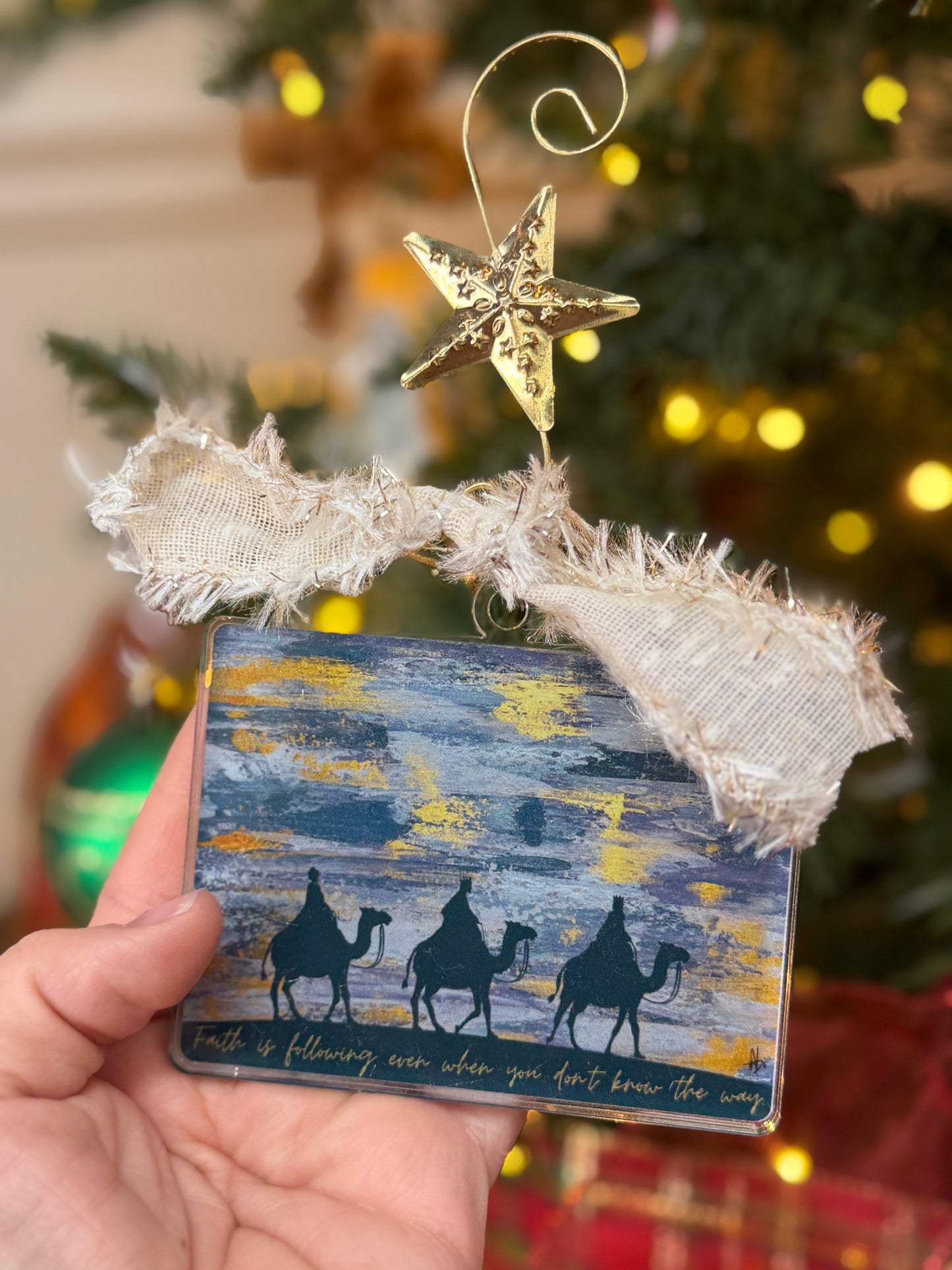 Faith Acrylic Ornament