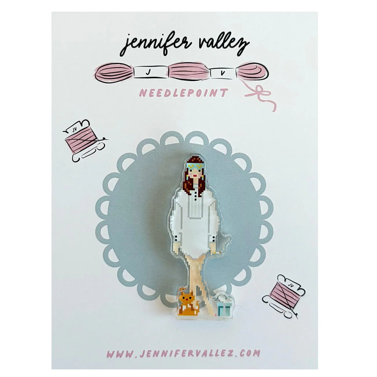 Audrey / Holly Golightly Needle minder - Jennifer Vallez