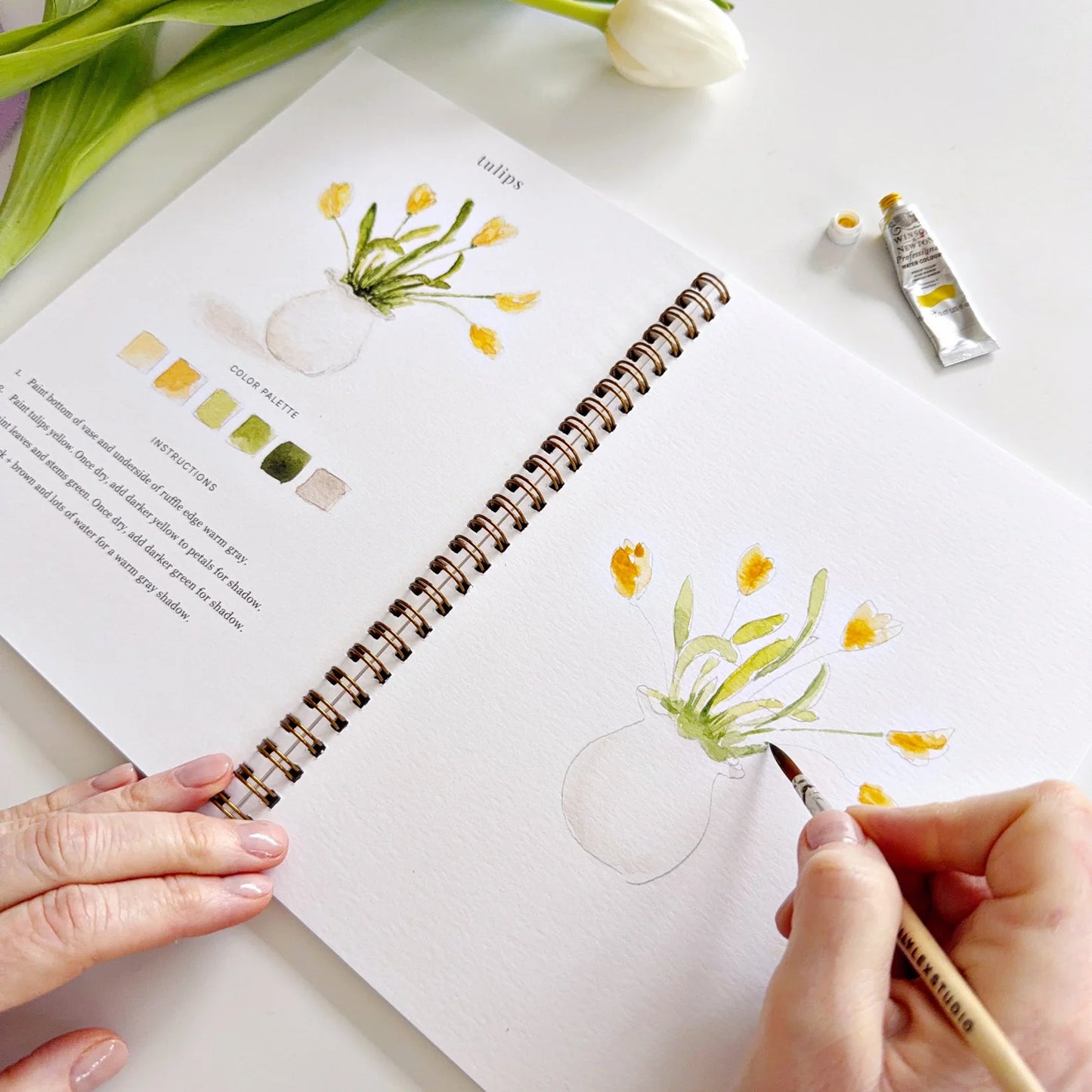Spring Watercolor Workbook | Emily Lex Studios