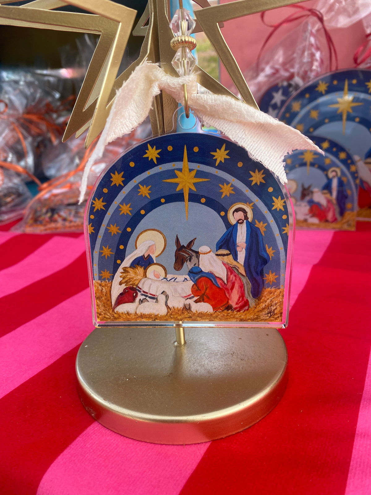 Acrylic Nativity Ornament