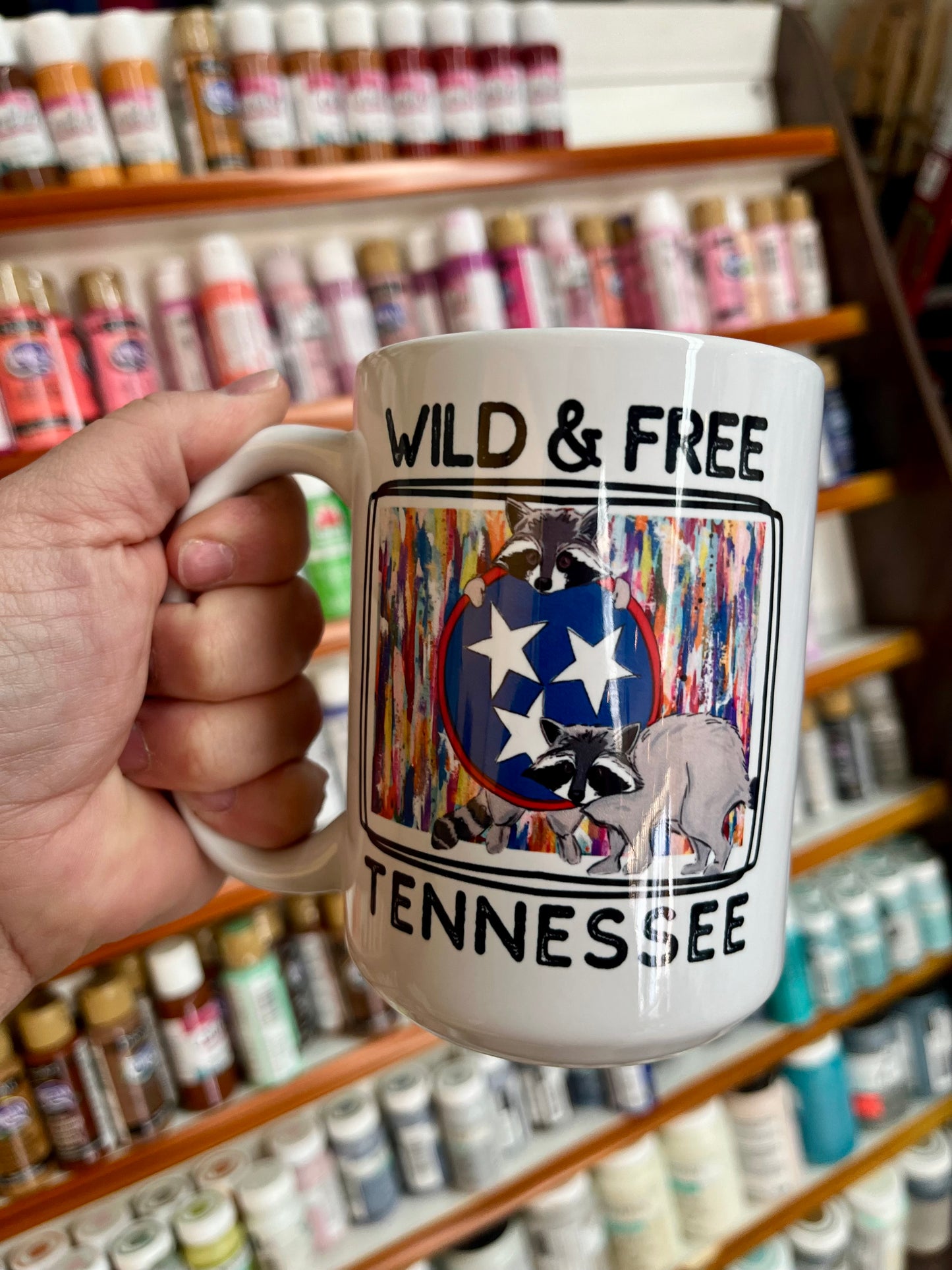 Tennessee Trash Panda 15oz Coffee Mug