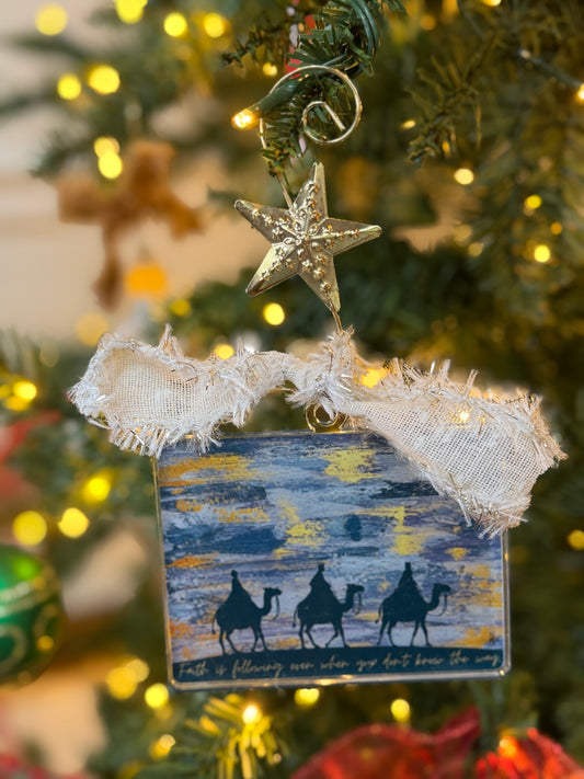 Faith Acrylic Ornament