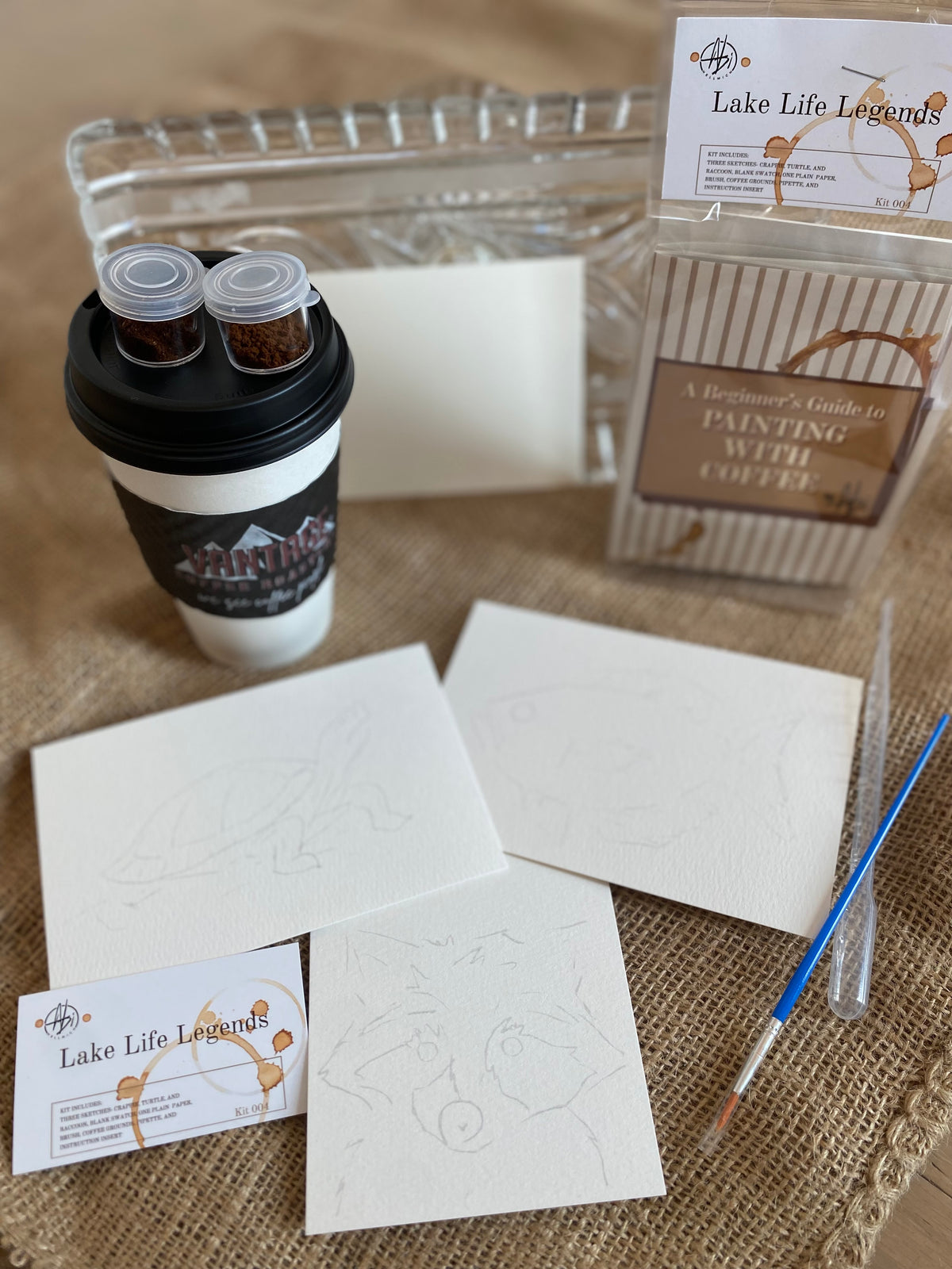 Coffee Painting Kit