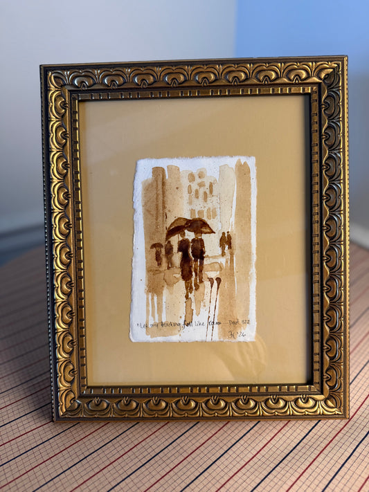 "Let my teaching fall like rain" | Deut 32:2 | Julie Huggins