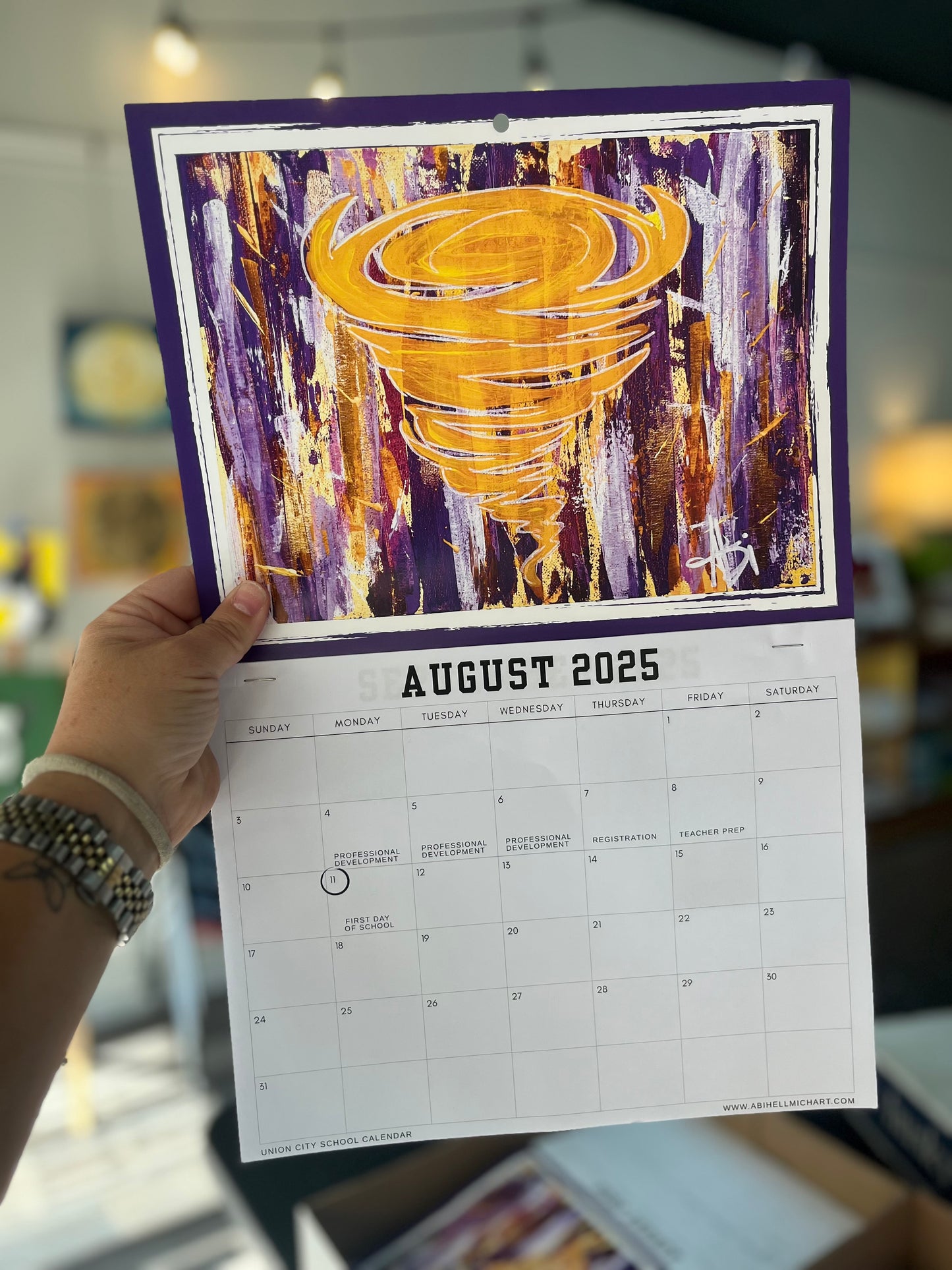 School Spirit Calendar