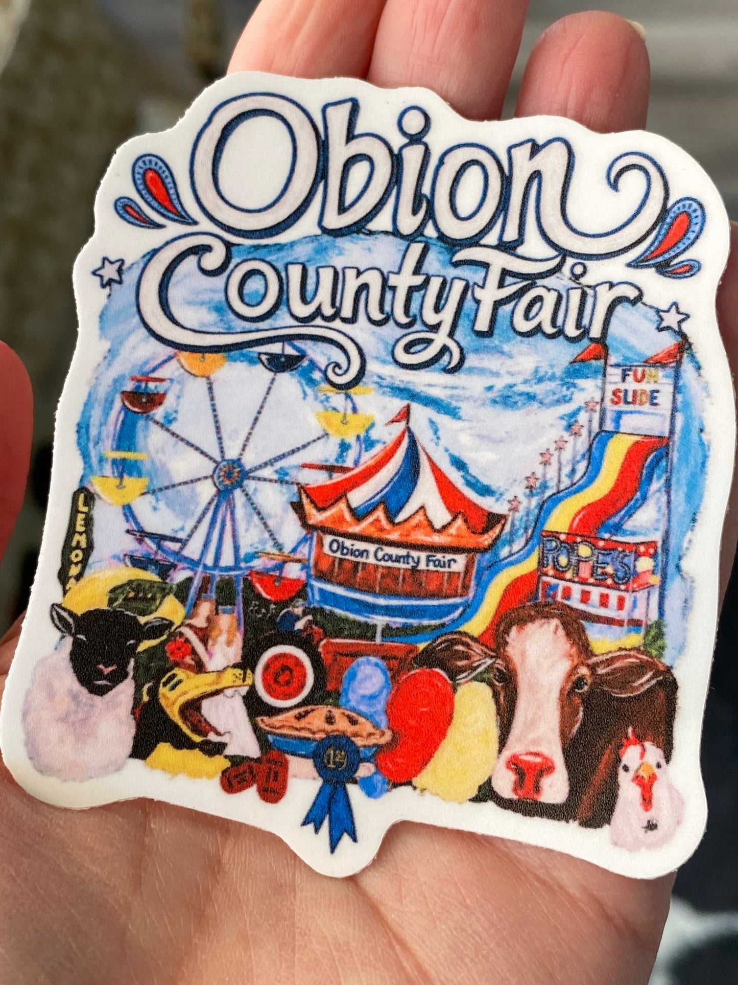 Obion County Fair Vinyl Sticker