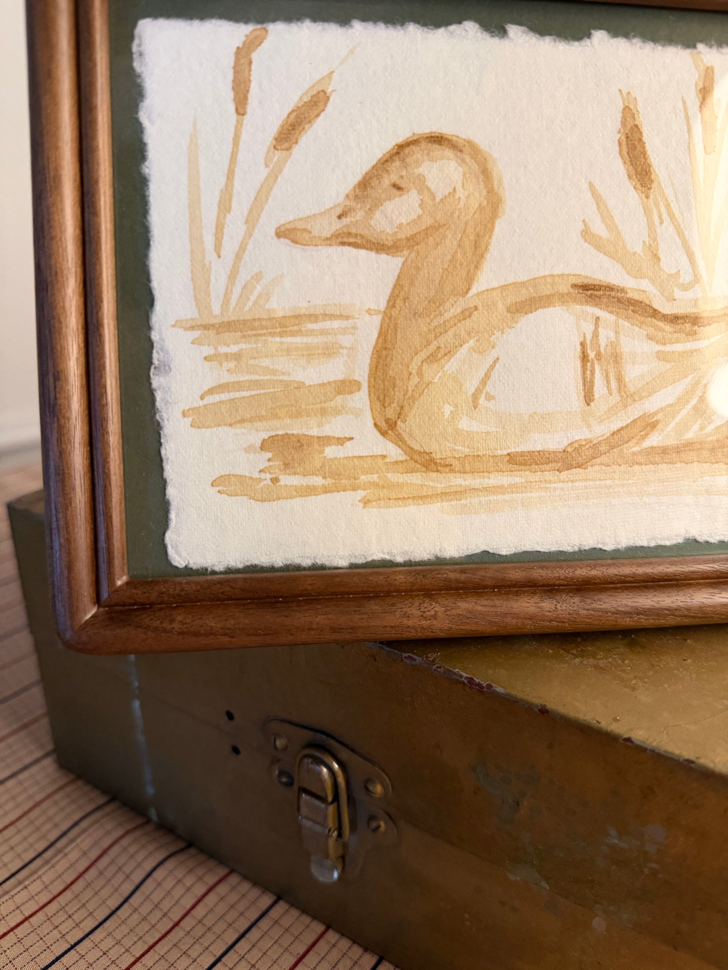 "Mallard" | 4x6 Coffee Painting