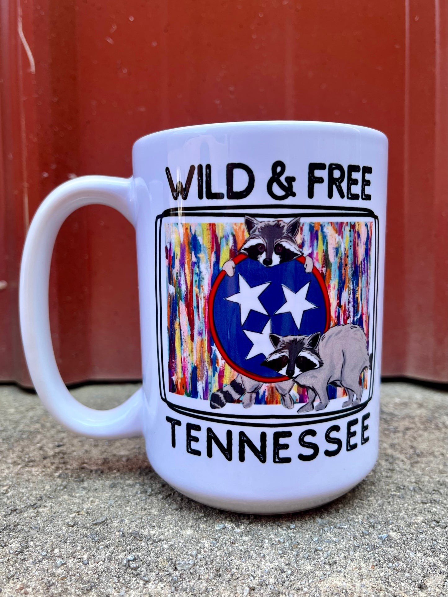 Tennessee Trash Panda 15oz Coffee Mug