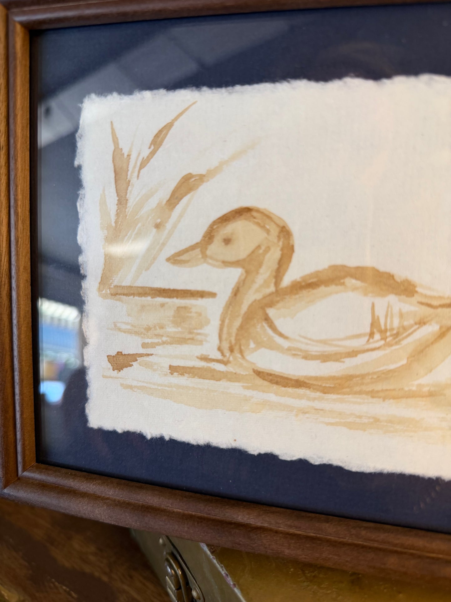 Mallard Duck II  | 4x6 Coffee Painting
