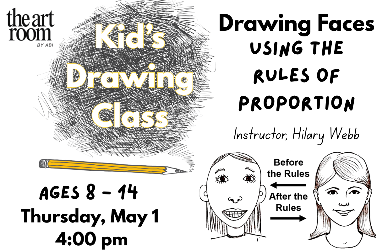 Kids Drawing Class - Faces Hosted by Hilary