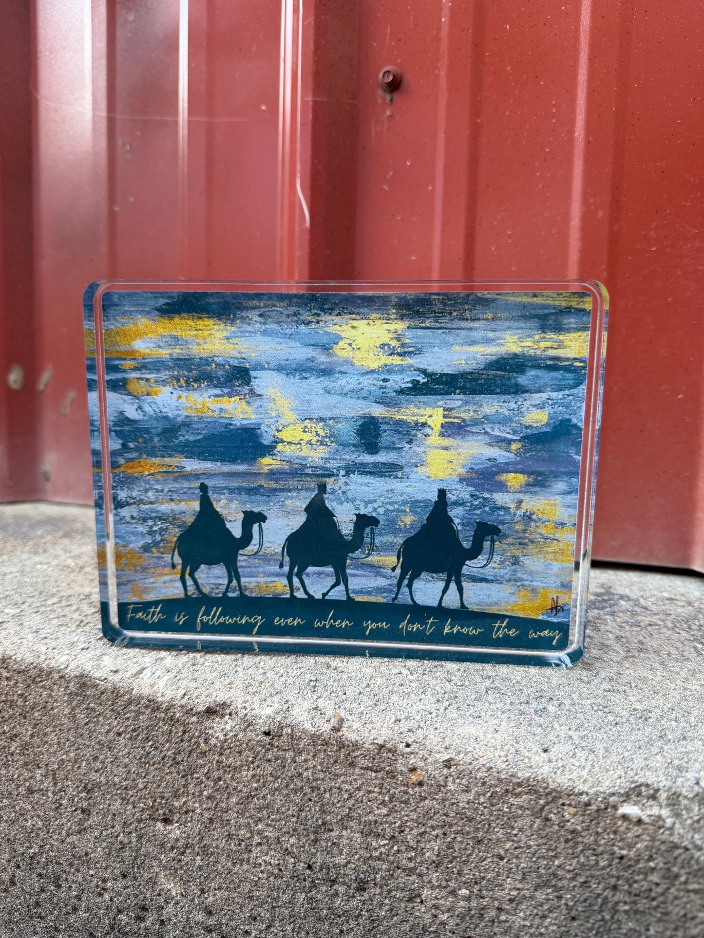 Faith Acrylic 5x7 Shelf Setter