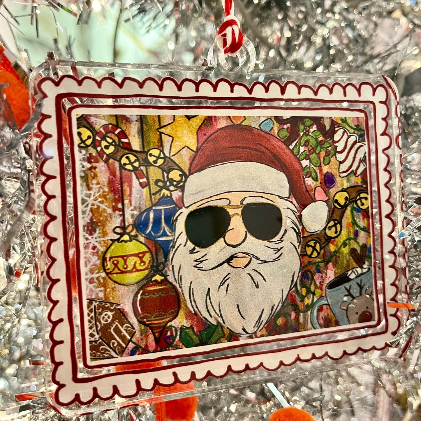 It’s Giving. Santa Acrylic Ornament
