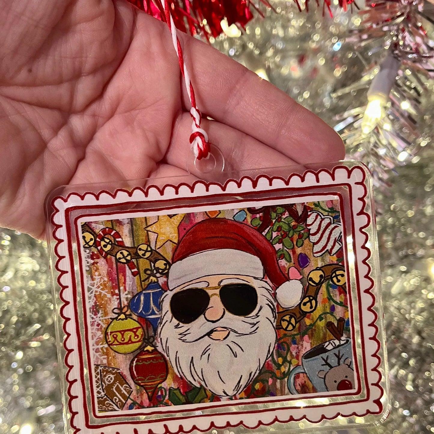 It’s Giving. Santa Acrylic Ornament