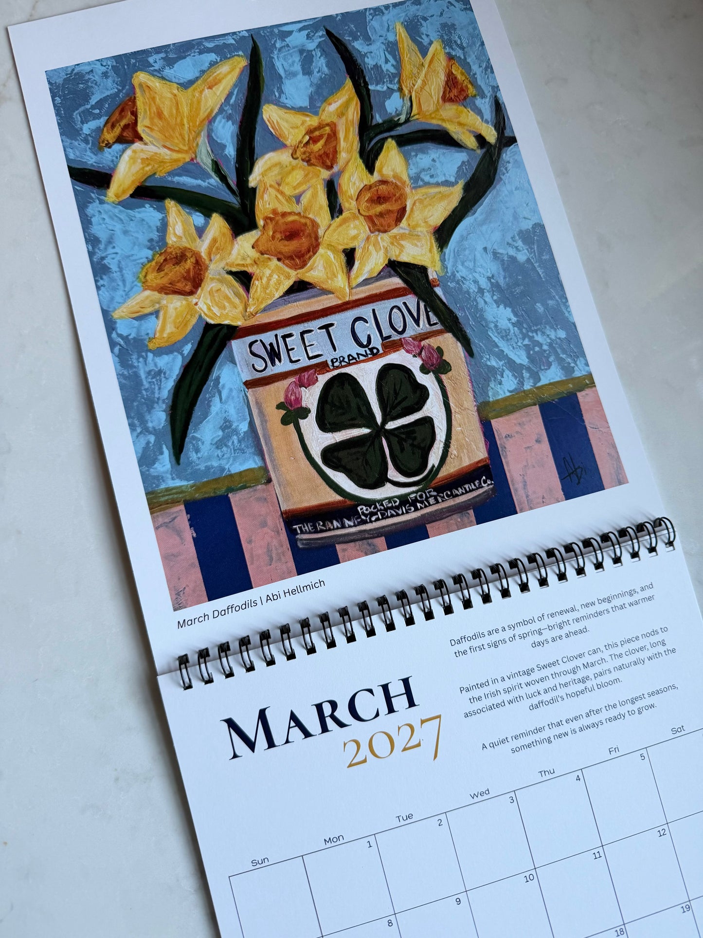 2027 A Year in Bloom Calendar