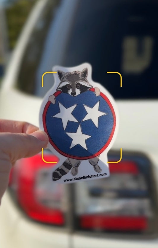 TN Trash Panda Vinyl Sticker