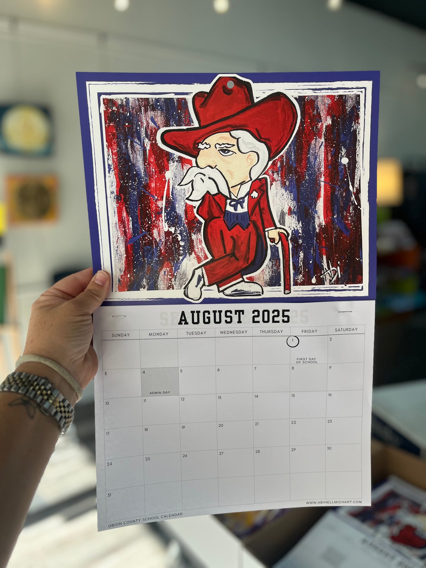 School Spirit Calendar