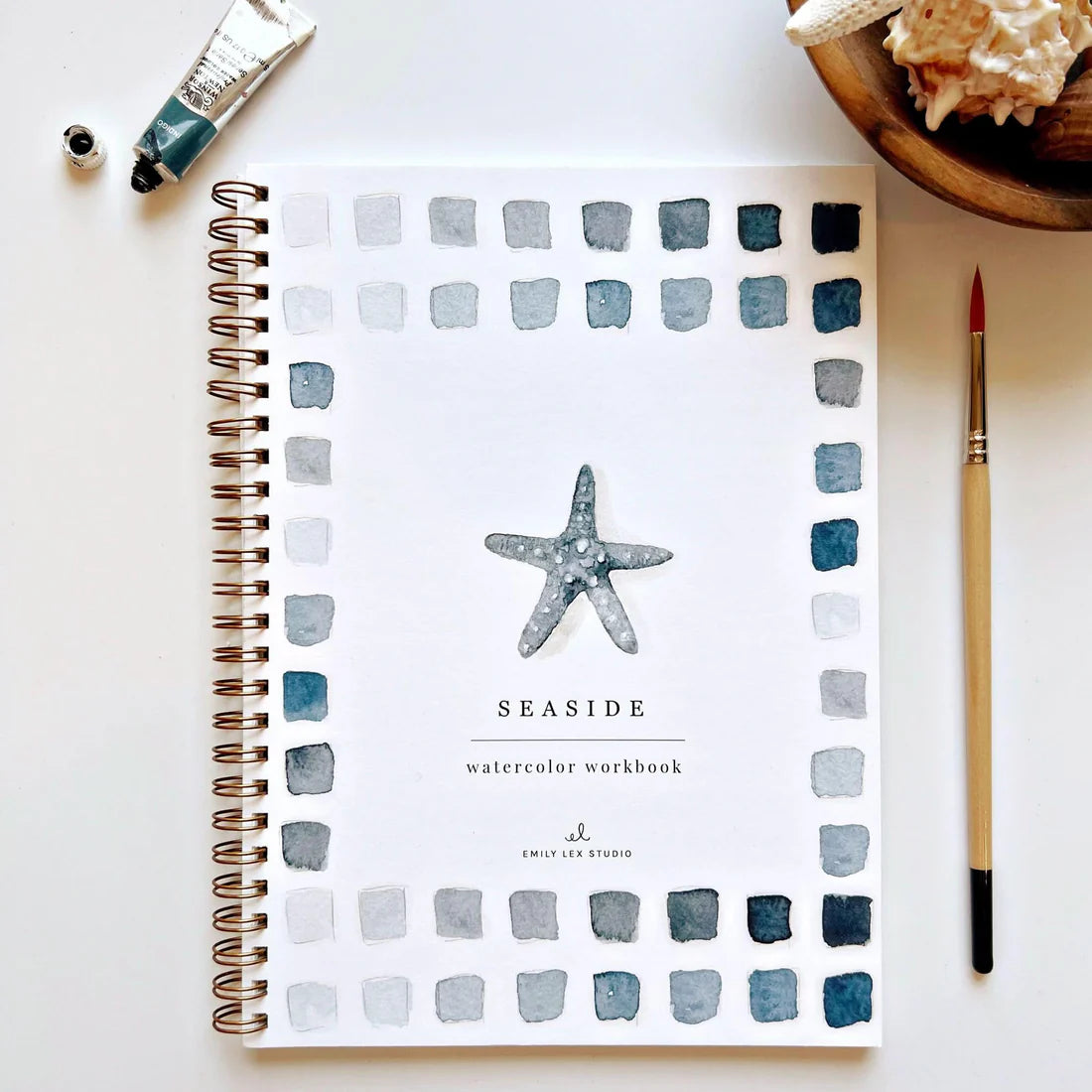 Seaside Watercolor Workbook | Emily Lex Studios