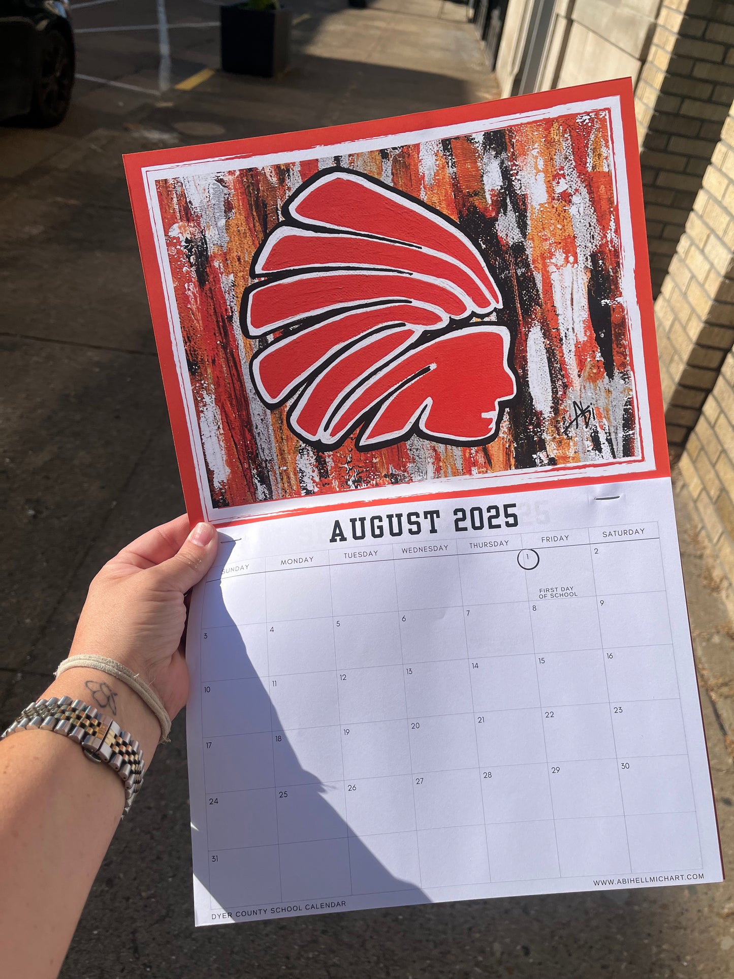 Pre Order Dyer County School Calendar - Fundraiser