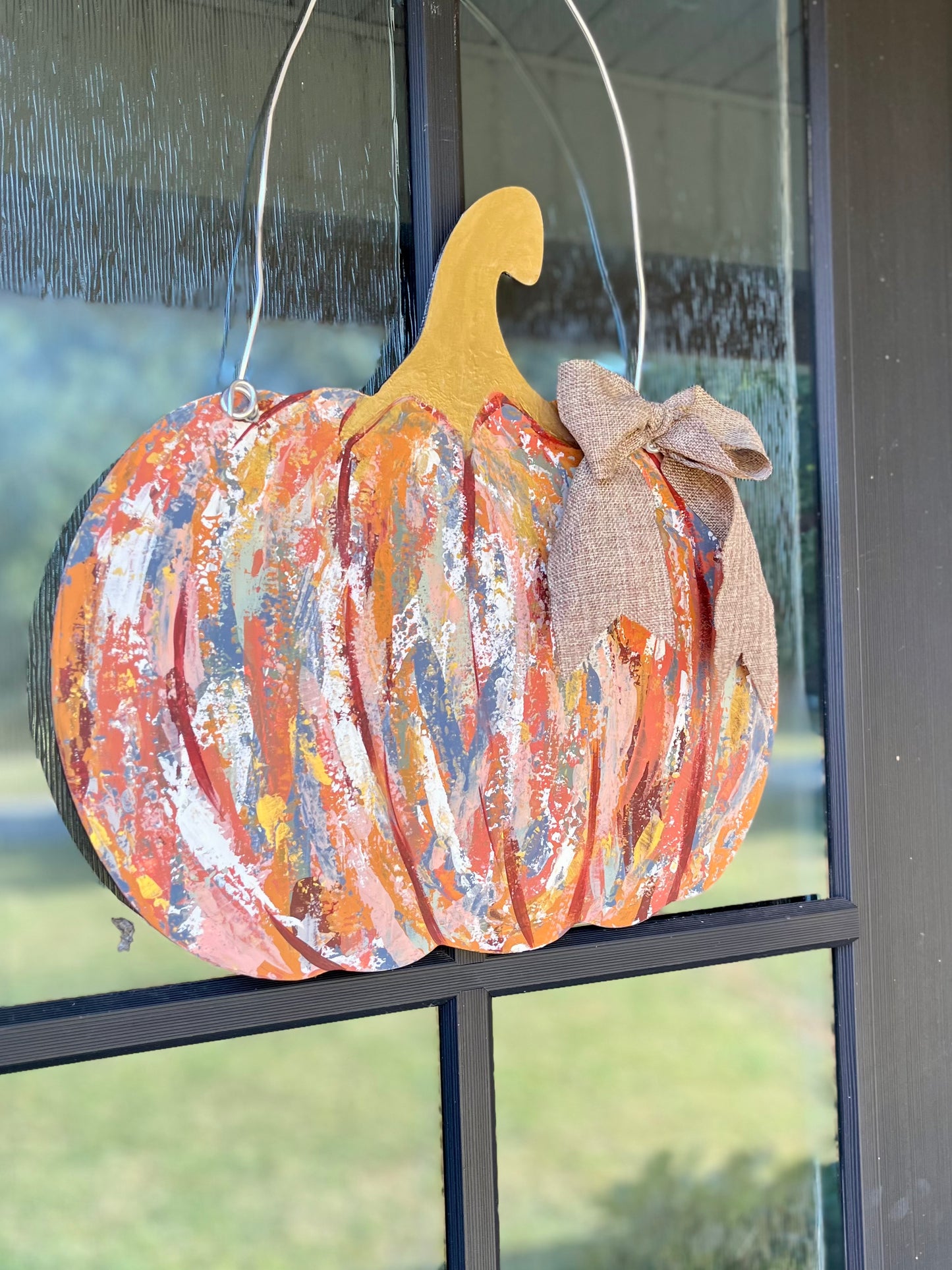 Fall Color Streak Door Hanger Class