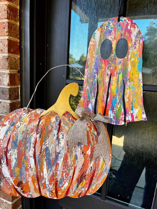 Fall Color Streak Door Hanger Class
