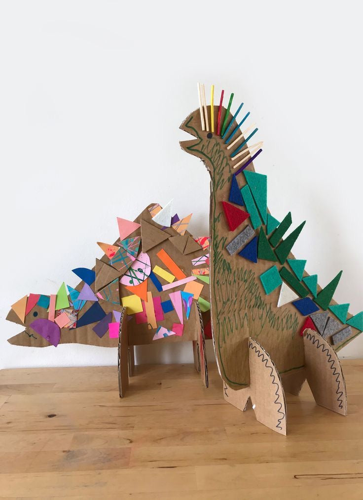Art Class at The Art Room – Week 4: Cardboard Sculptures (2nd & 3rd Grade) 📦🎨✨