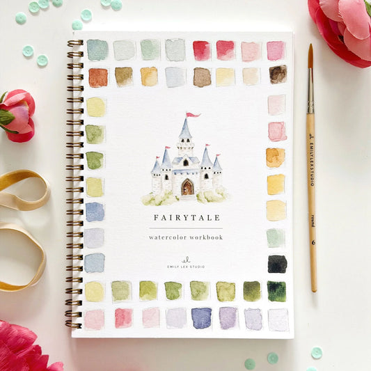 Fairytale Watercolor Workbook | Emily Lex Studios