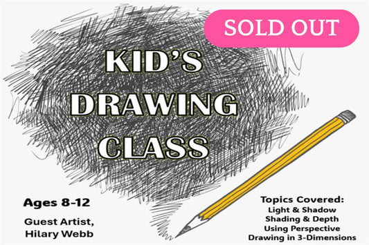 Kid's Drawing Class with Guest Artist Hilary Webb