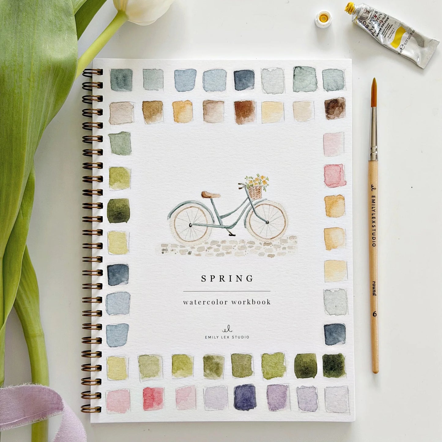 Spring Watercolor Workbook | Emily Lex Studios