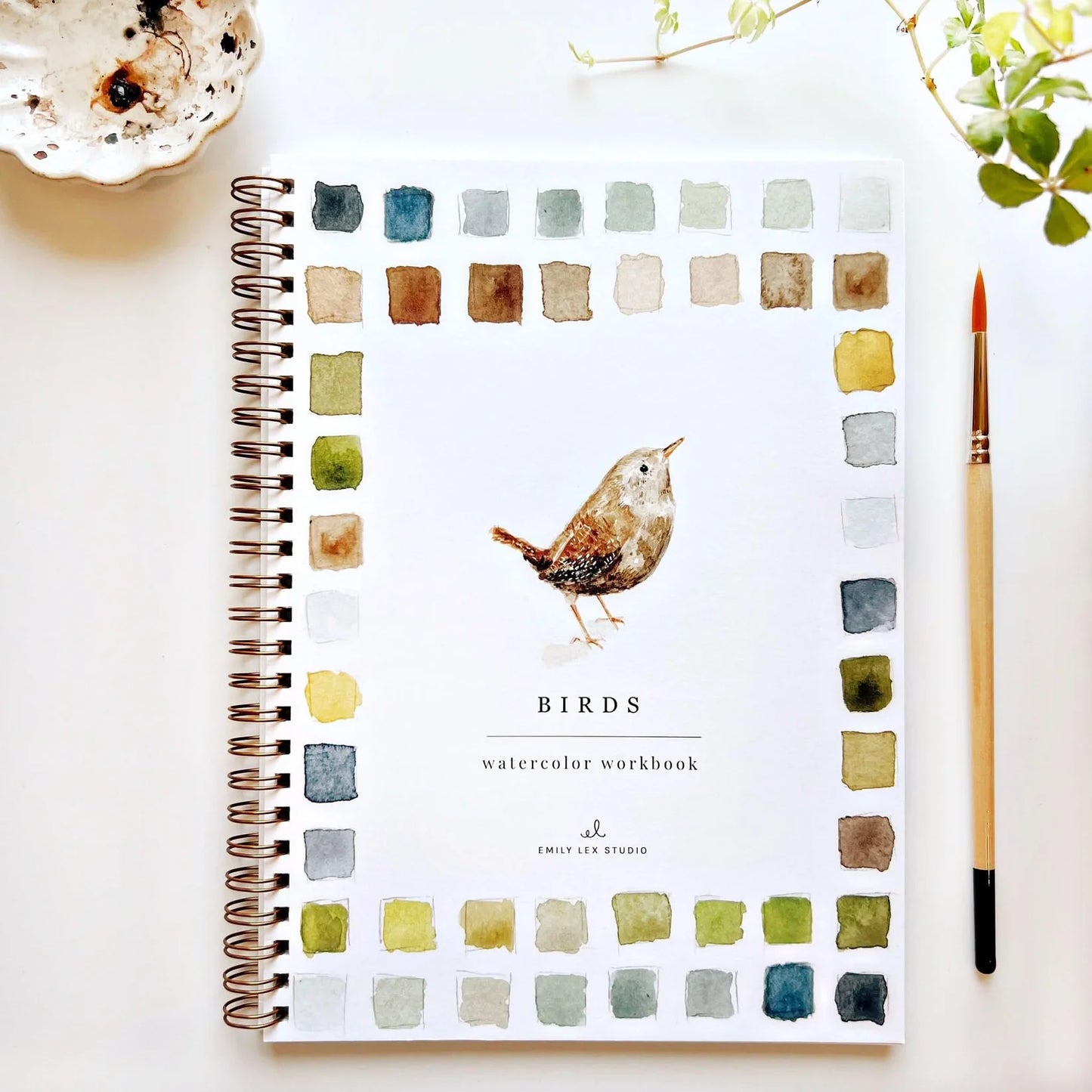 Birds Watercolor Workbook | Emily Lex Studios